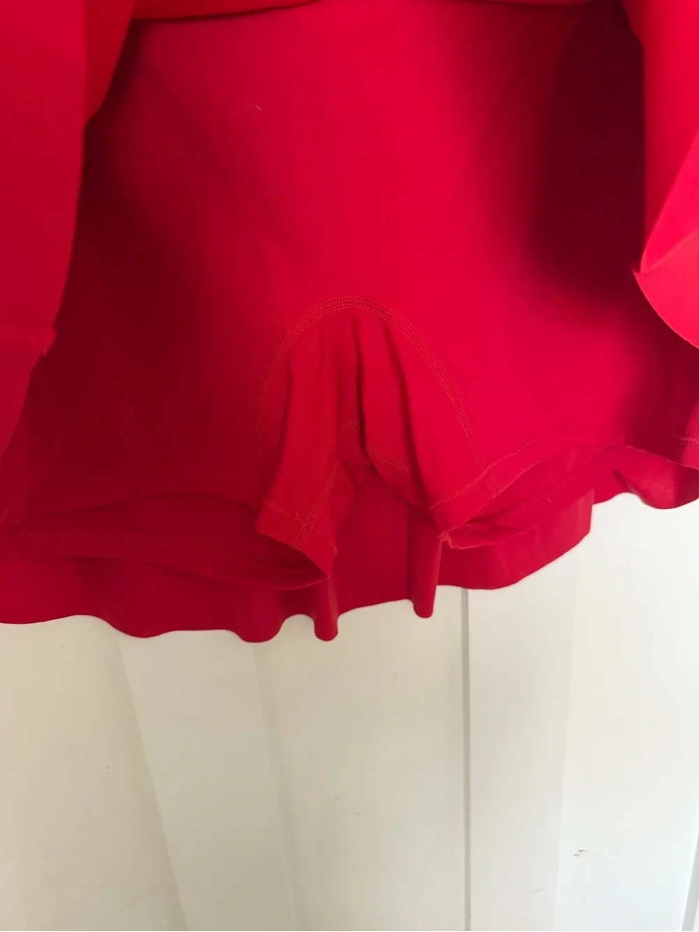 Zyia Red Grand Slam Skirt size Large Skort Built in Shorts Tennis Golf